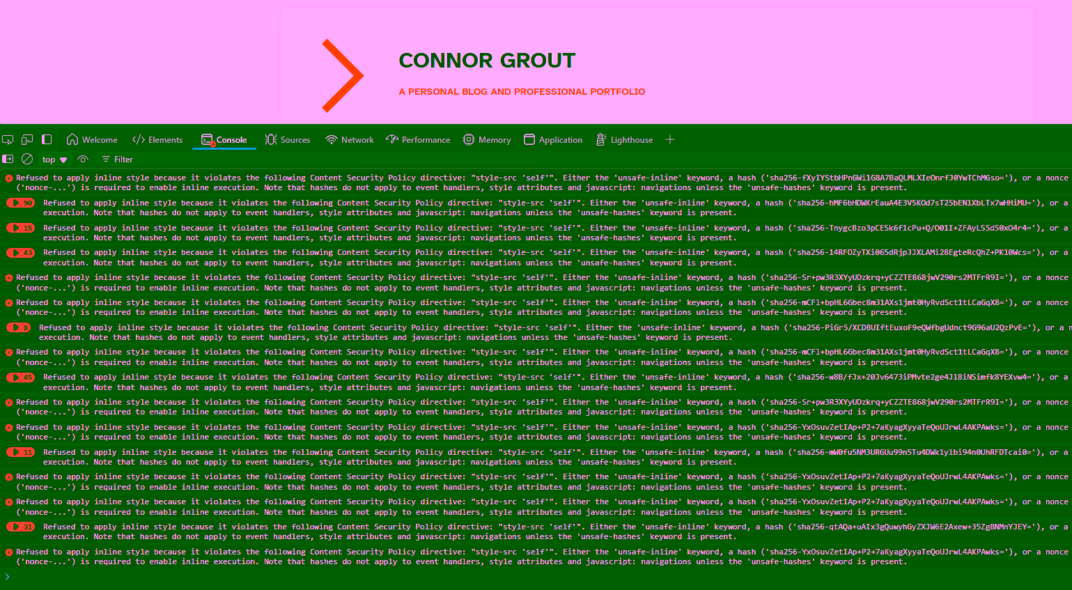 Securing my Blog with CSP